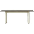 Thumbnail photo of Panel Table 90 X 200 Cm Cream Dark Brown - Matbord - Simon Legald - Brun - Metall/trä