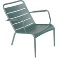 Thumbnail photo of Luxembourg Low Armchair Cedar Green 02 - Matstolar Utomhus - Frédéric Sofia - Grön - Metall