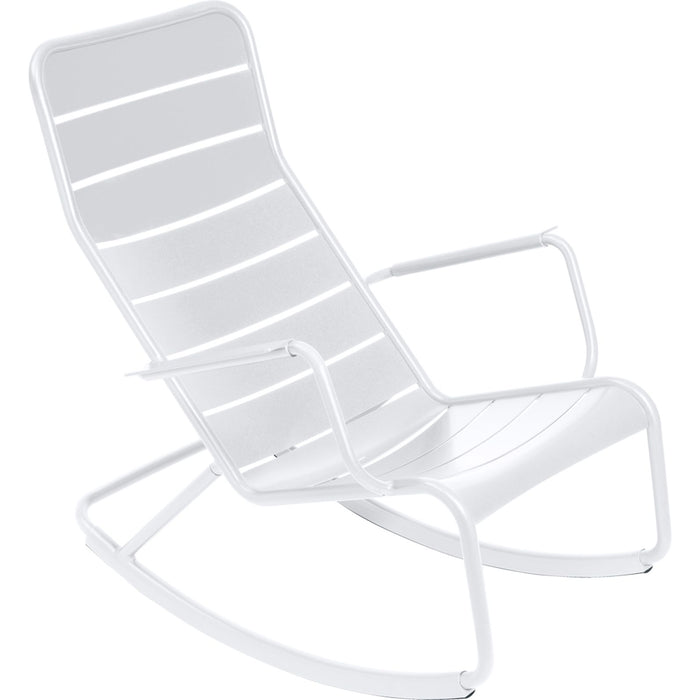Photo of Luxembourg Rocking Chair Cotton White 01 - Utomhusfåtöljer - Frédéric Sofia - Metall