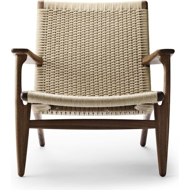 Photo of CH25 Lounge Chair - Lacquered Walnut