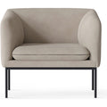 Thumbnail photo of Turn 1-seater - Lænestol - Black - Cotton Linen - Natural - W80 X H73,5 X D75,5 X Sh42 Cm