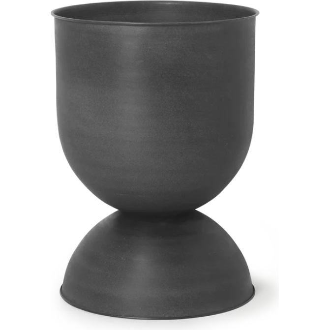 Hourglass Pot - Black Medium