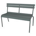 Thumbnail photo of Luxembourg Bench With Backrest Storm Grey 26 - Garden Benches - Frédéric Sofia - Grey - Metal
