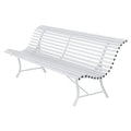 Thumbnail photo of Louisiane Bench 200 cm Cotton White 01 - Garden Benches - Metal