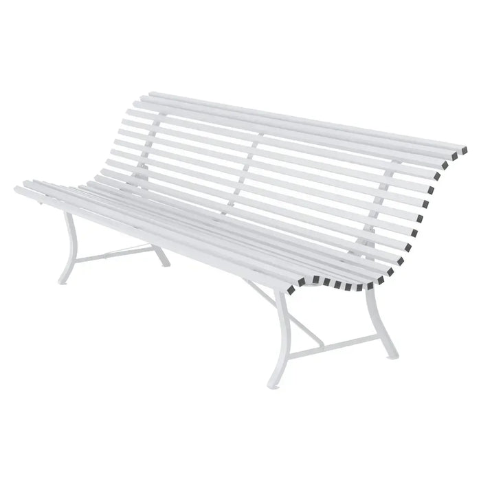 Photo of Louisiane Bench 200 cm Cotton White 01 - Garden Benches - Metal
