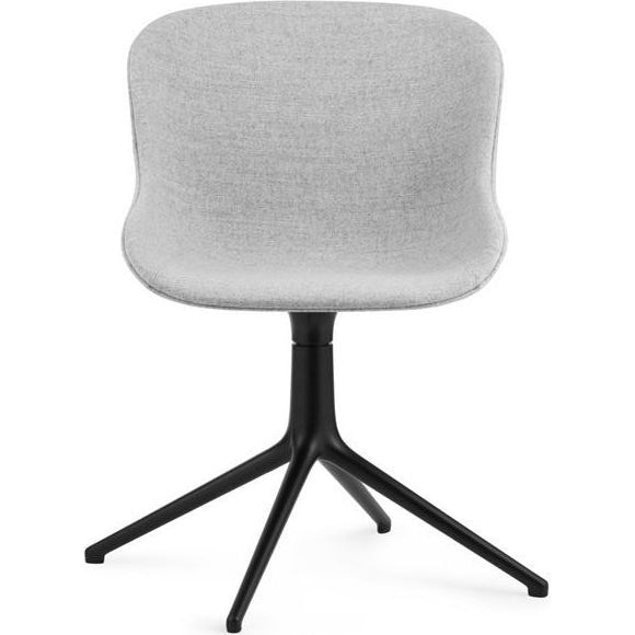 Photo of Hyg Swivel Chair Fully Upholstered Sh: 46 cm - Partner/Black Aluminium