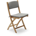 Selandia Chair Cushion, Quickdry Outdoor Foam, Outdoor Textile / Ash - Dynor & Kuddar - Skagerak Design Team - Grå