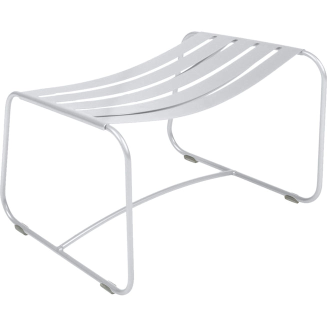 Photo of Surprising Footrest, Cotton White - Outdoor Pallets & Pouffes - Harald Guggenbichler - Green, Grey - Metal