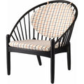 Thumbnail photo of Poul M. Volther Armchair - J166 Jørna - Black/beige