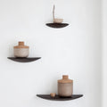 Thumbnail photo of Gridy Fungi Shelf Black Oak - Large - Wall Shelves - Wood Colored - Wood