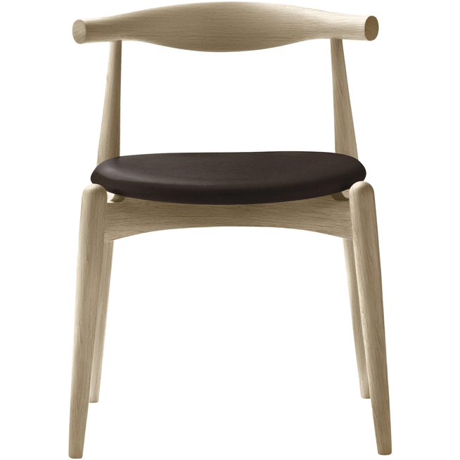 Photo of Carl Hansen - Ch20, Soaped oak, Leather group B Thor - 306 - Dining chairs - Hans J. Wegner - Wood