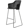 Thumbnail photo of Choice Barstol - Udendørs - Barstol - Frame: Black Stainless Steel / Seat: Black - W59 X D53 X H42 Cm