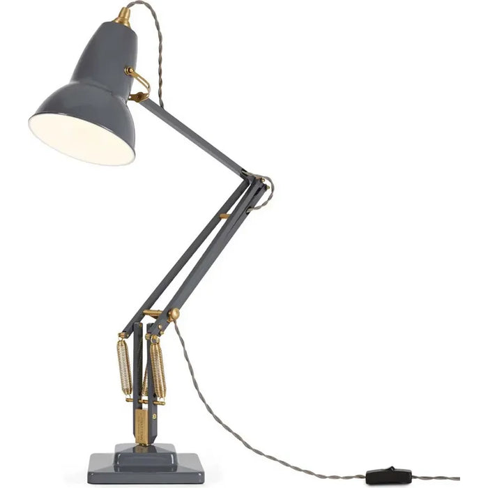 Photo of Original 1227 Brass Desk Lamp Elephant Grey - Bordslampor - George Carwardine - Grå