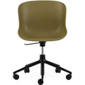 Thumbnail photo of Hyg Chair Swivel Frame 5w Gas Lift - Seat: Olive / Frame: Black Aluminium - L: 72.5 x D: 72.5 x H: 78/92 x Sh: 38/52 cm