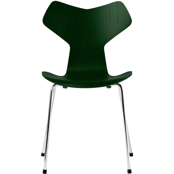 Photo of 3130 Grand Prix Chair | Ash Veneer | Chromed Steel Base