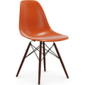 Eames Plastic Chair Dsw Ice Grey - Dark Maple - Matstolar - Charles & Ray Eames - Grå - Metall/trä/plast
