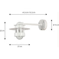 Thumbnail photo of Albertslund Outdoor Wall Lamp Long
