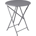 Bistro Table Ø 60 cm - Storm Grey - Small Tables & Side Tables Outdoor - Grey - Metal