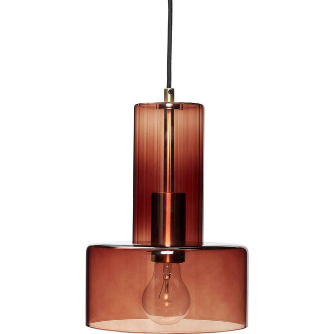 Photo of Hanging Lamp Glass - Brown