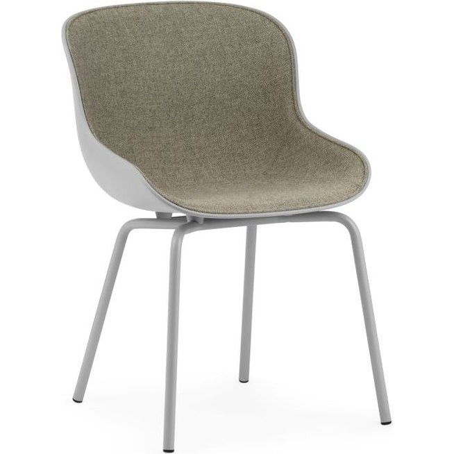Photo of Hyg Chair By Simon Legald / Front Upholstery - Dining Chair - Grey / Main Line Flax 02 - H: 84 X L: 54 X D: 55,5 X Sh: 46 Cm