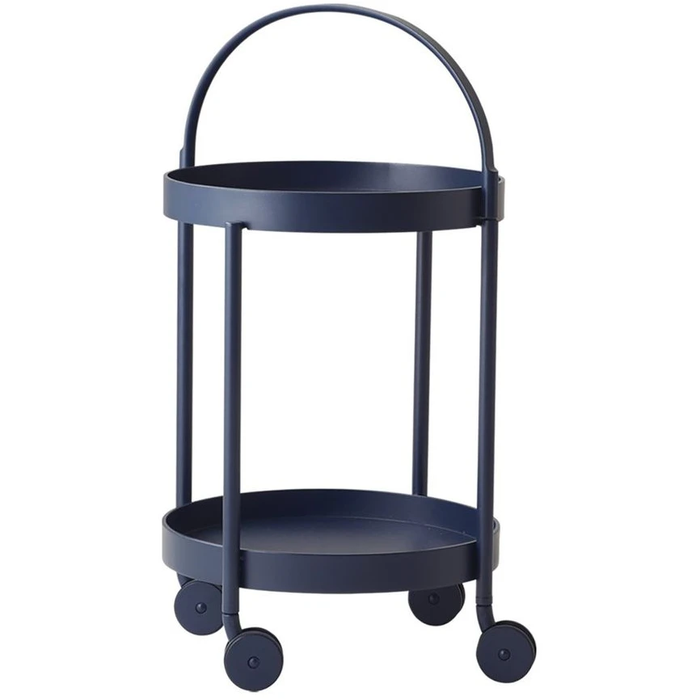Photo of Roll Trolley - Trolley - Midnight Blue - Ø: 44 x H: 78 cm