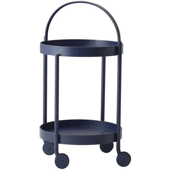 Photo of Roll Trolley - Trolley - Midnight Blue - Ø: 44 x H: 78 cm