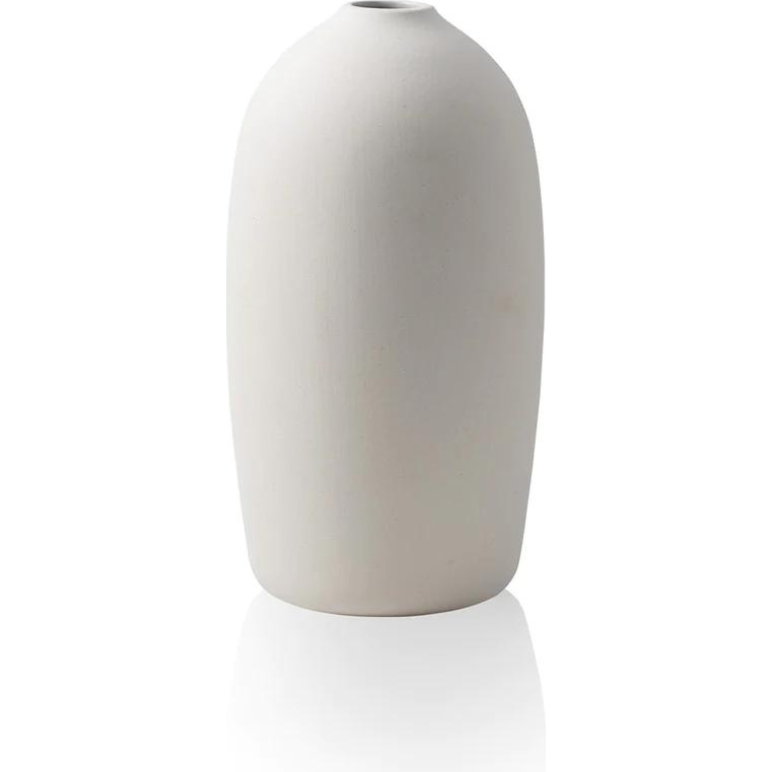 Raw Vase White