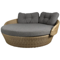 Thumbnail photo of Ocean Daybed - Daybed - Natural, Cane-line Flat Weave / Dark Grey, Cane-line Wove - W177 X D180 X H68 X Sh40 Cm