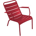 Thumbnail photo of Luxembourg Low Armchair Chile 43 - Matstolar Utomhus - Frédéric Sofia - Röd - Metal