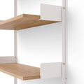 Thumbnail photo of New Works Wall Shelf - Hylde - 46 - Black Ash / Black - H46 X W83.5 X D30.5 Cm