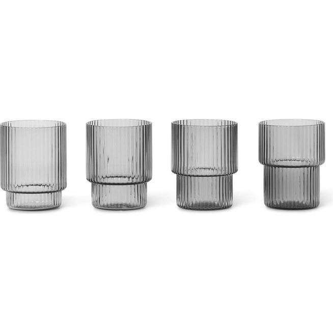 Photo of Ripple Small Glass (set Of 4) - Glas