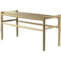 J163 Piano Bench Oak Black Painted-nature