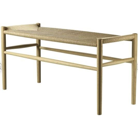 Photo of J163 Piano Bench Oak Black Painted-nature