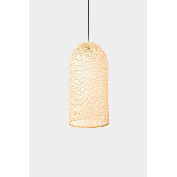 Photo of Hanging Lamp Hood Large Bamboo Ø48cm