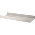 Thumbnail photo of String Metal Hyllplan Hög Kant Beige 58 x 30 cm, 1-pack - Hyllsystem - Nils Strinning - Beige - Metal
