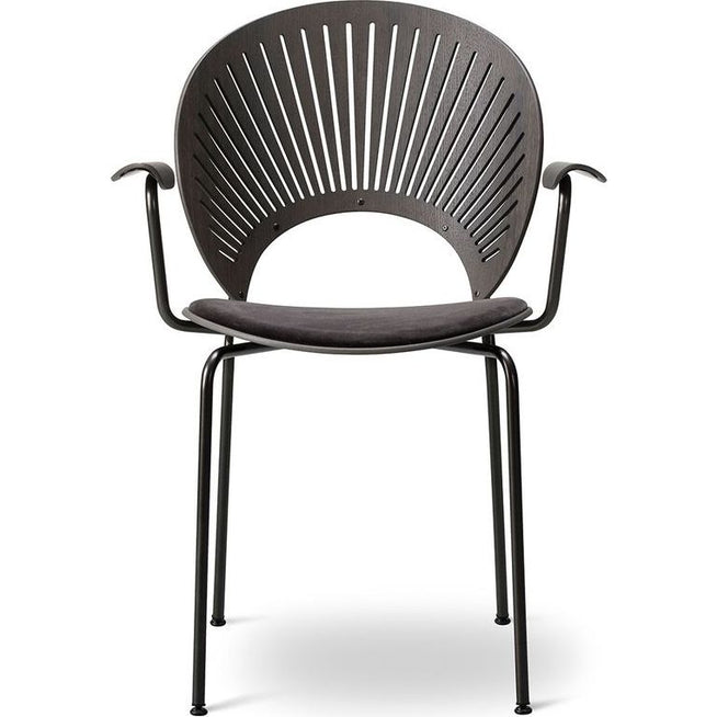 Photo of Trinidad Armchair 3397 By Nanna Ditzel - Spisebordsstol - Harald 192 / Grey Stained Oak / Black - W61 X D57 X H85 X Sh46,5 Cm