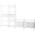 Thumbnail photo of String Floorboard 85, White, 2-pack - Shelving - Nils Strinning - White - Metal