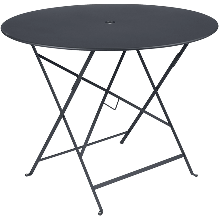 Photo of Bistro Table Ø 96 cm, Anthracite - Garden Table - Grey - Metal