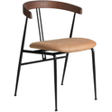 Violin Dining Chair, Seat Upholstered