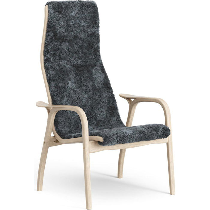 Photo of Lamino Arm Chair White Pigmented Oak/sheep Skin