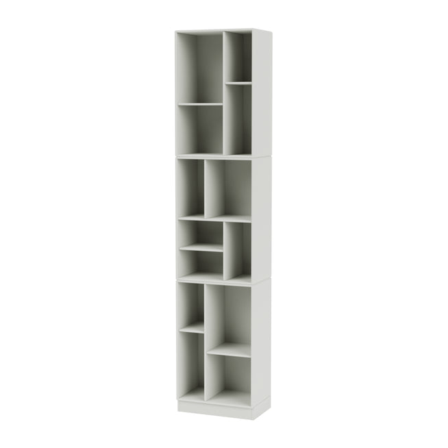 Photo of Loom Slim Bookcase, Plinth H7 Cm - Nordic - Bokhyllor - Peter J. Lassen - Grå - Mdf