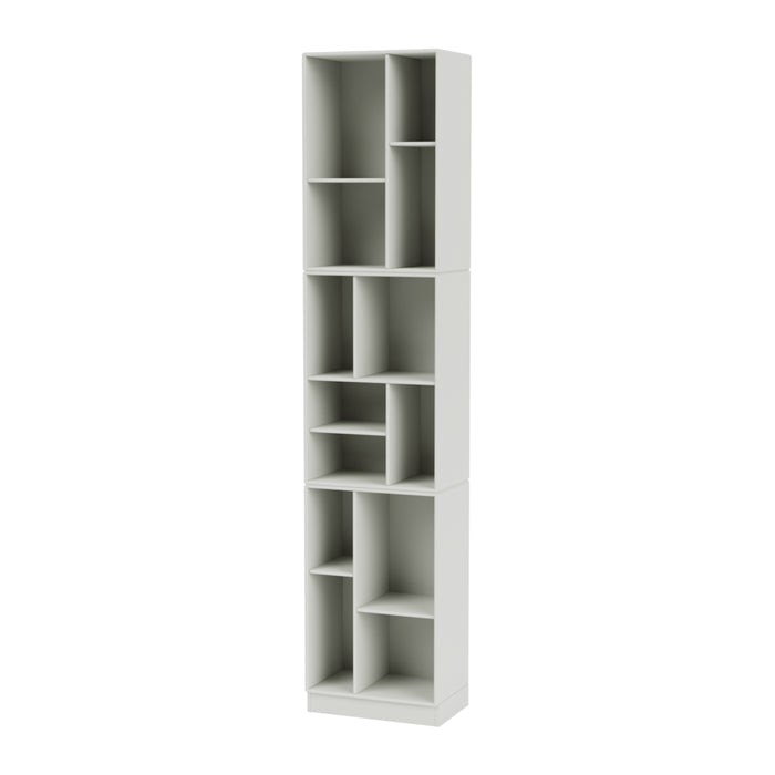 Photo of Loom Slim Bookcase, Plinth H7 Cm - Nordic - Bokhyllor - Peter J. Lassen - Grå - Mdf