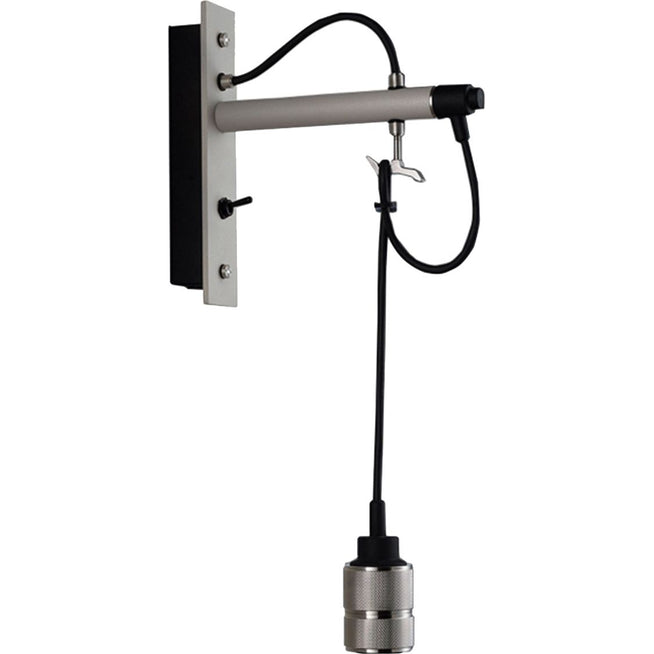 Photo of Hooked Wall Nude Stone / Steel - Wall Lamps - Silver