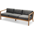 Thumbnail photo of Virkelyst 3- Seater Sofa, Teak, Charcoal - Utomhussoffor - Says Who