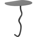 Thumbnail photo of Curvature Wall Table - Sidebord - Black Brass - W30 X D25,1 X H43,5 Cm