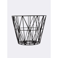 Thumbnail photo of Wire Basket Fra Ferm Living (sort, Small - Ø: 40 X H: 35 Cm)