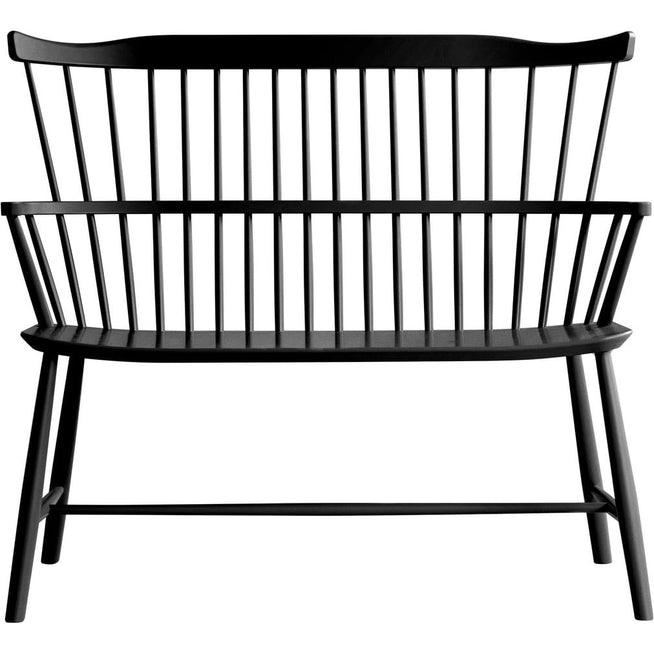 Photo of J52d Bench Beech Black Painted