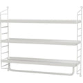 String Pocket Metal White/White - Shelves & Shelving - Orange - Metal