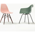 Eames Plastic Chair Dsw - 41 Pale Rose - Ash Honey Tone - Matstolar - Charles & Ray Eames - Rosa - Metall/trä/plast