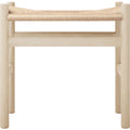 Thumbnail photo of Carl Hansen - Ch53, oak, soaped, natural braided, 43 cm - footstools - Hans J. Wegner - Wood-coloured - paper/wood